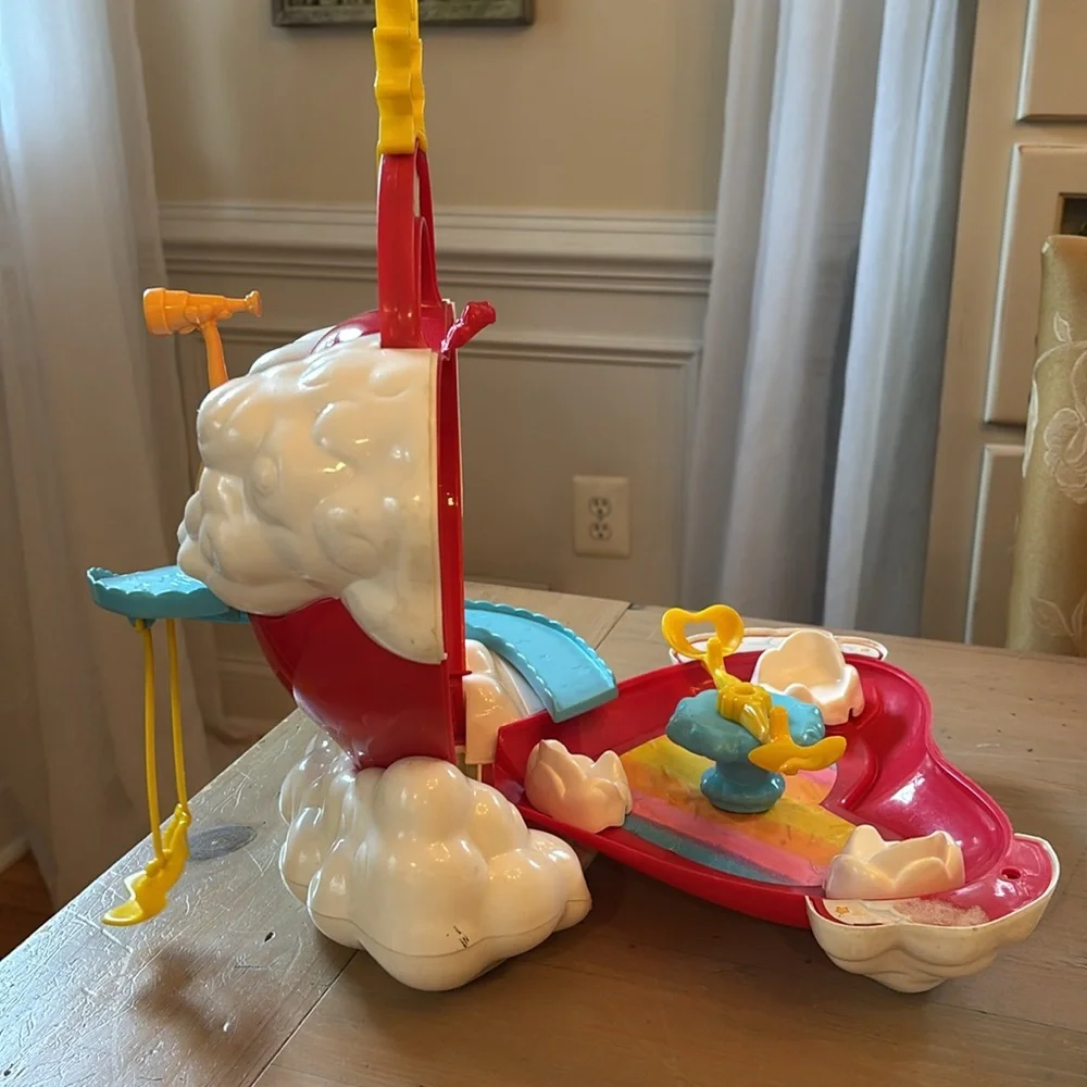 Care Bears Heart Care A Lot Playset & Three Care Bears